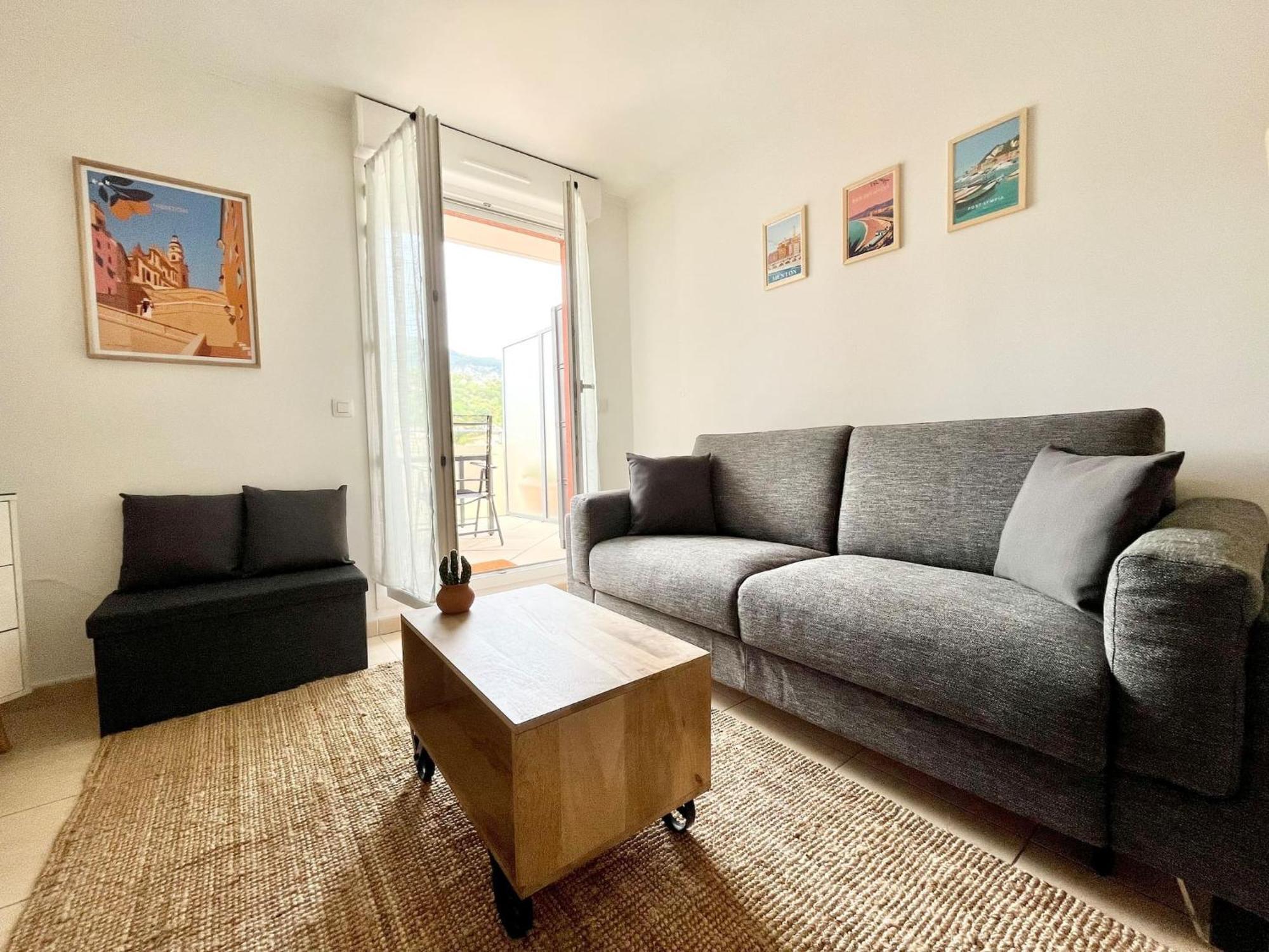 'La Villa Melanie' Neuf, Equipe, Terrasse, Centre Menton Exteriör bild